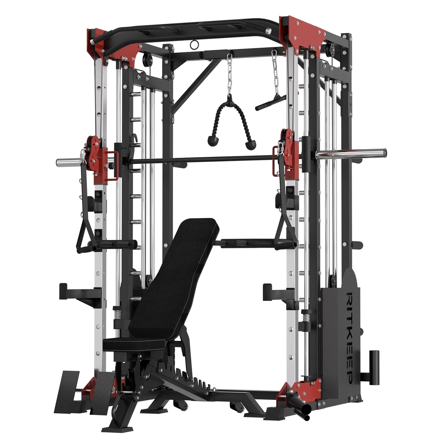 PMAX 5600 Home Gym Smith Machine with Integrated Weight System