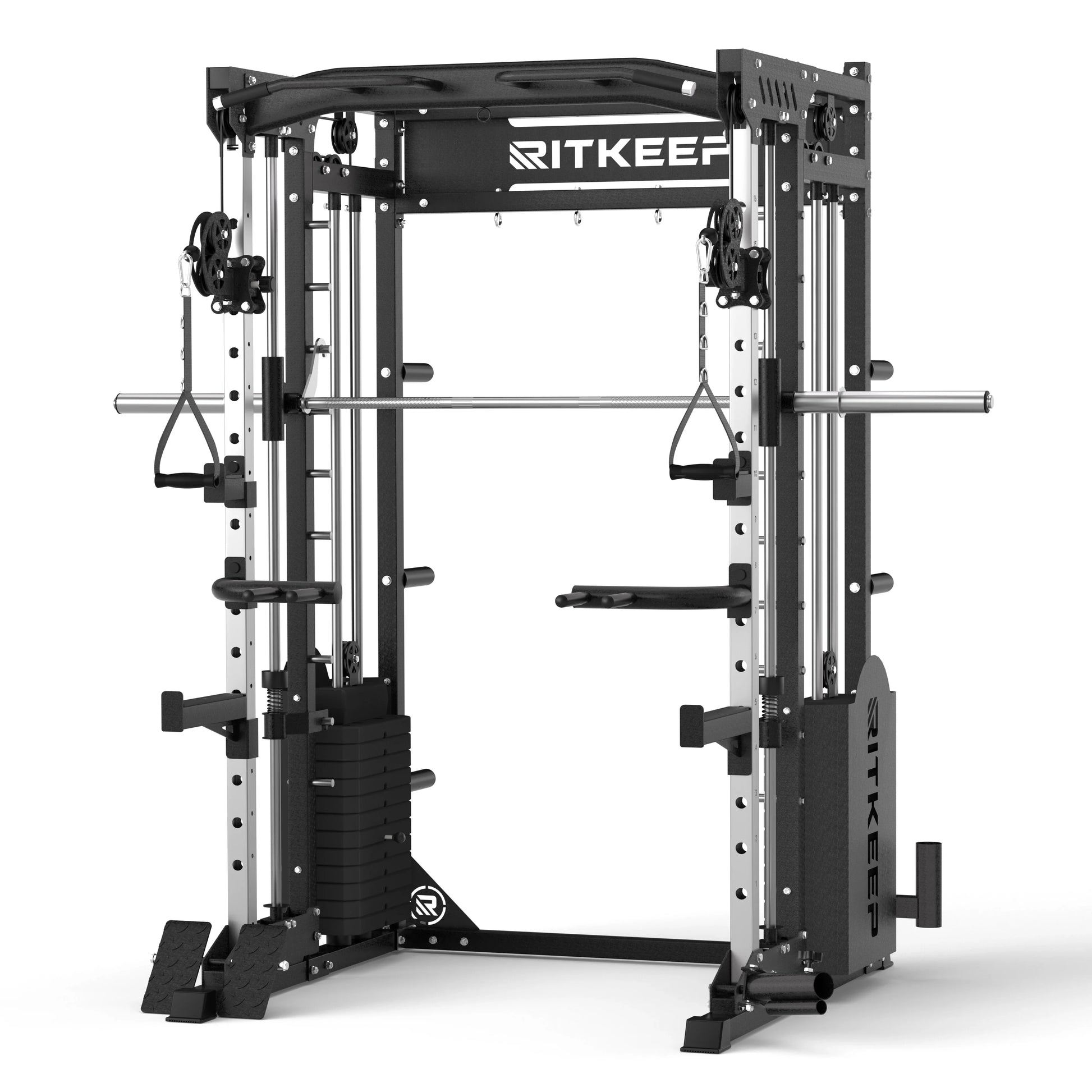 PMAX 5600 Home Gym Smith Machine with Integrated Weight System
