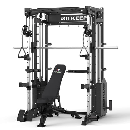 PMAX 5600 Home Gym Smith Machine with Integrated Weight System