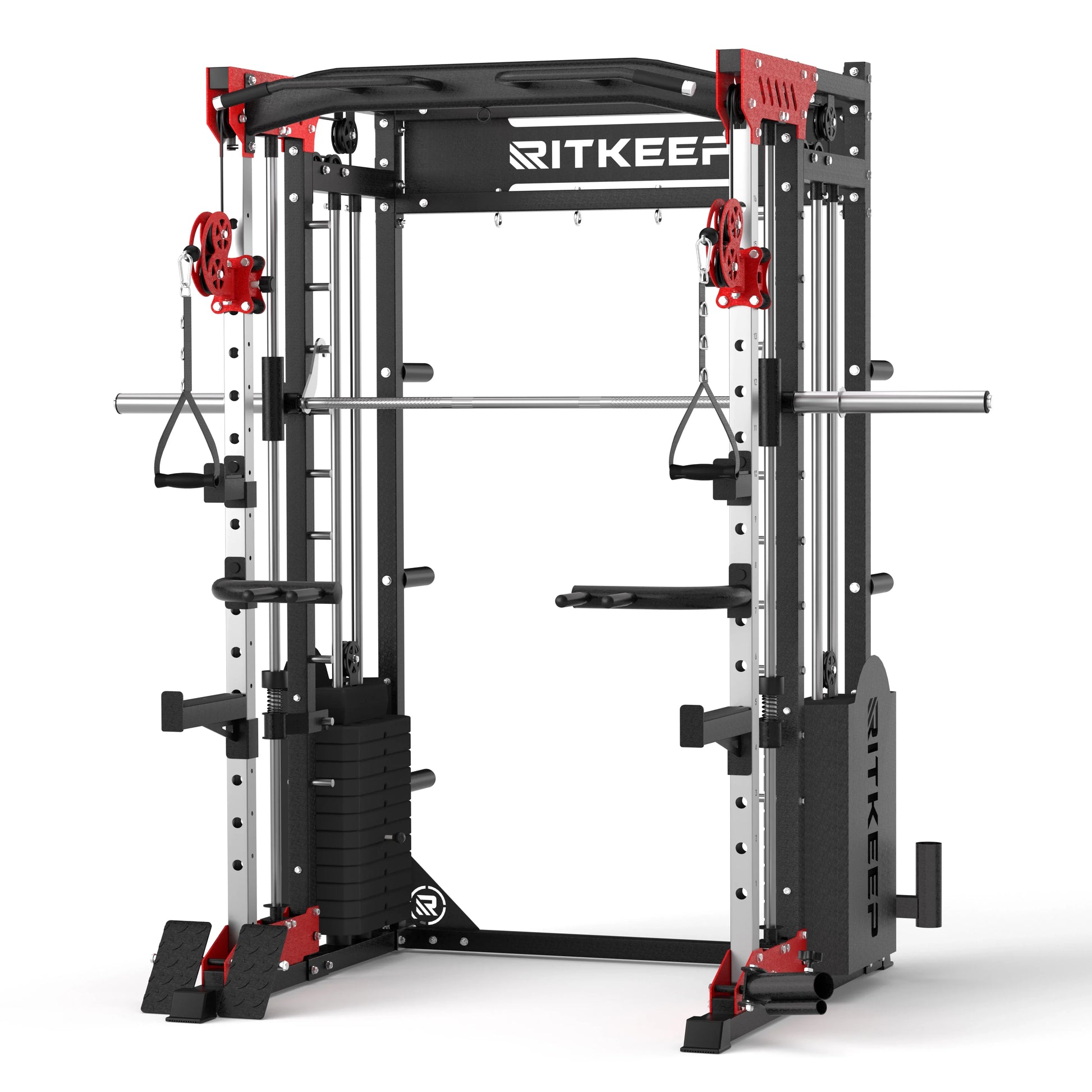 PMAX 5600 Home Gym Smith Machine with Integrated Weight System