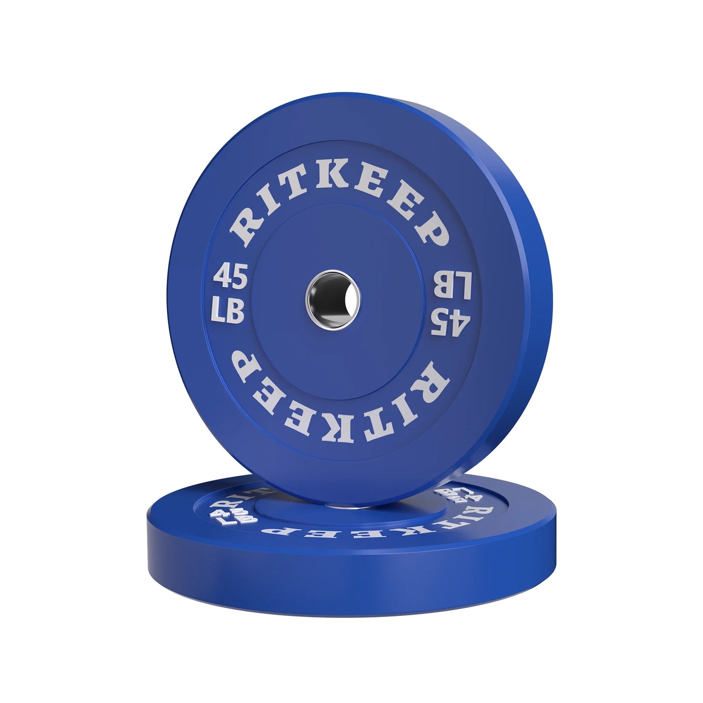 2-Inch Olympic Low Bounce Color Rubber Bumper Weight Plates