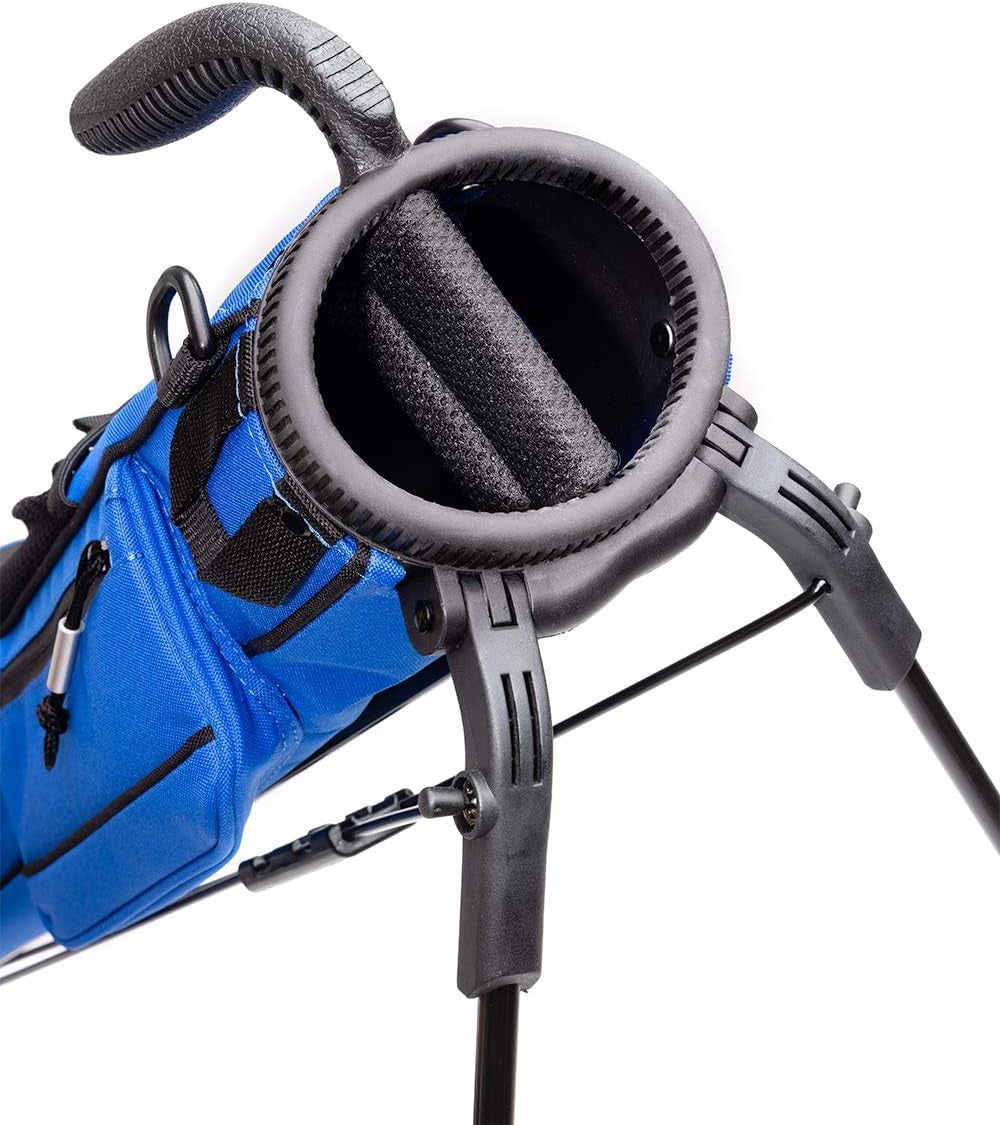 - Lightweight  Bag with Strap and Stand – Easy to Carry and Durable Pitch N Putt Golf Bag – Golf Stand Bag for the Driving Range, Par 3 and Executive Courses – 31.5 Inches Tall…