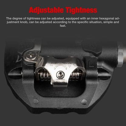 MTB Mountain Bike Pedals Compatible with Shimano SPD 9/16" Bicycle Flat Platform Dual Function Sealed Clipless Pedals with Cleats for Road Mountain Bike