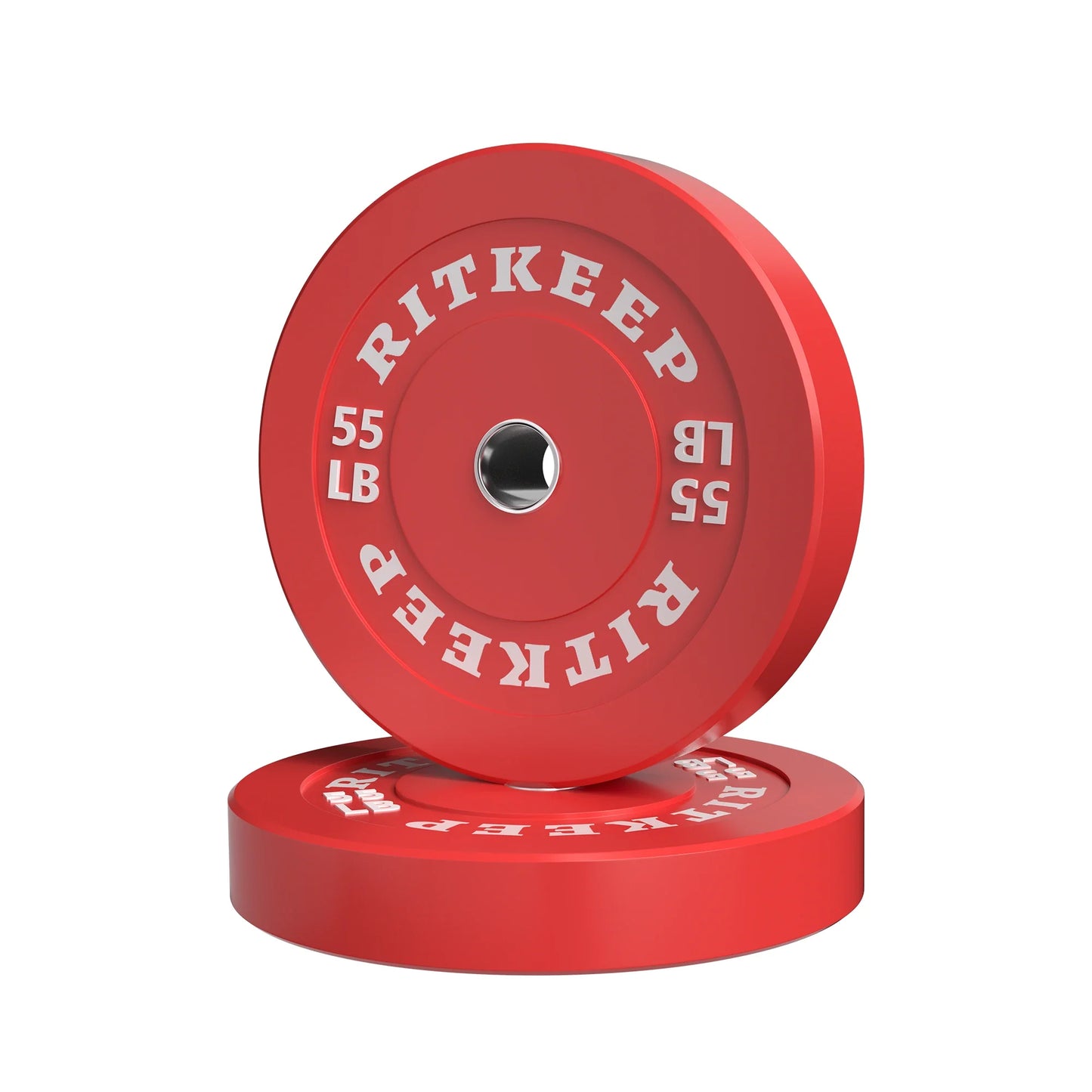 2-Inch Olympic Low Bounce Color Rubber Bumper Weight Plates