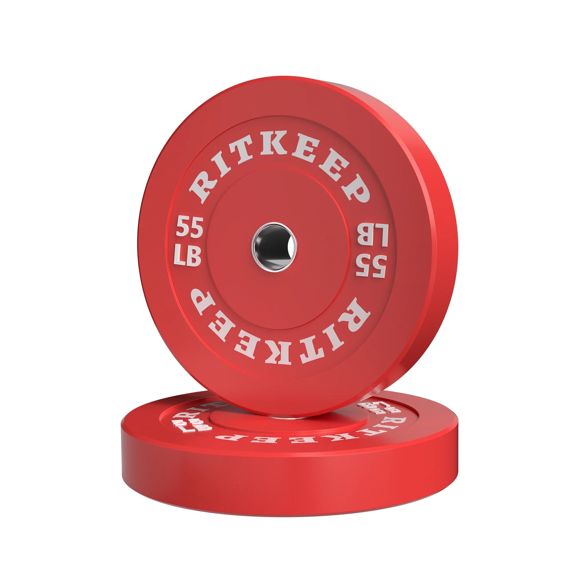 2-Inch Olympic Low Bounce Color Rubber Bumper Weight Plates