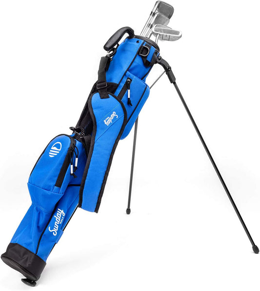 - Lightweight  Bag with Strap and Stand – Easy to Carry and Durable Pitch N Putt Golf Bag – Golf Stand Bag for the Driving Range, Par 3 and Executive Courses – 31.5 Inches Tall…