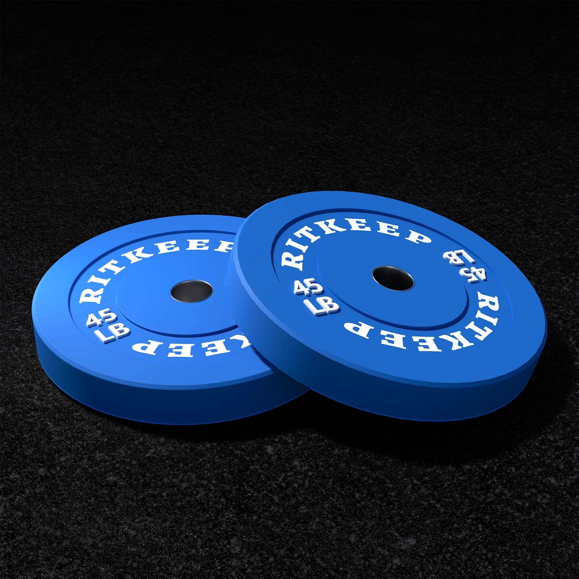 2-Inch Olympic Low Bounce Color Rubber Bumper Weight Plates